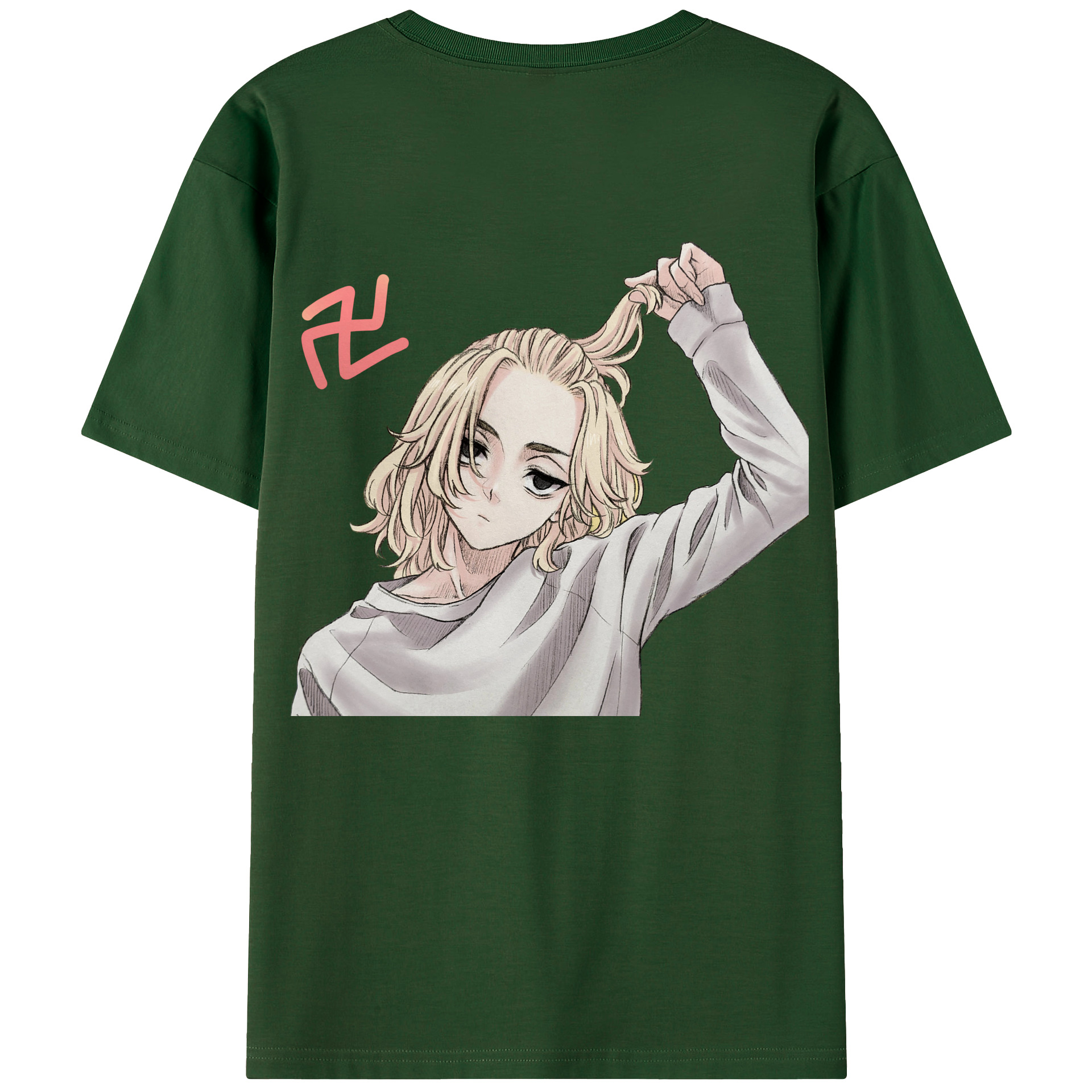 （画像用） 東京リベンジャーズ Tokyo Revengers 綿100％半袖Tシャツ（背面プリント）